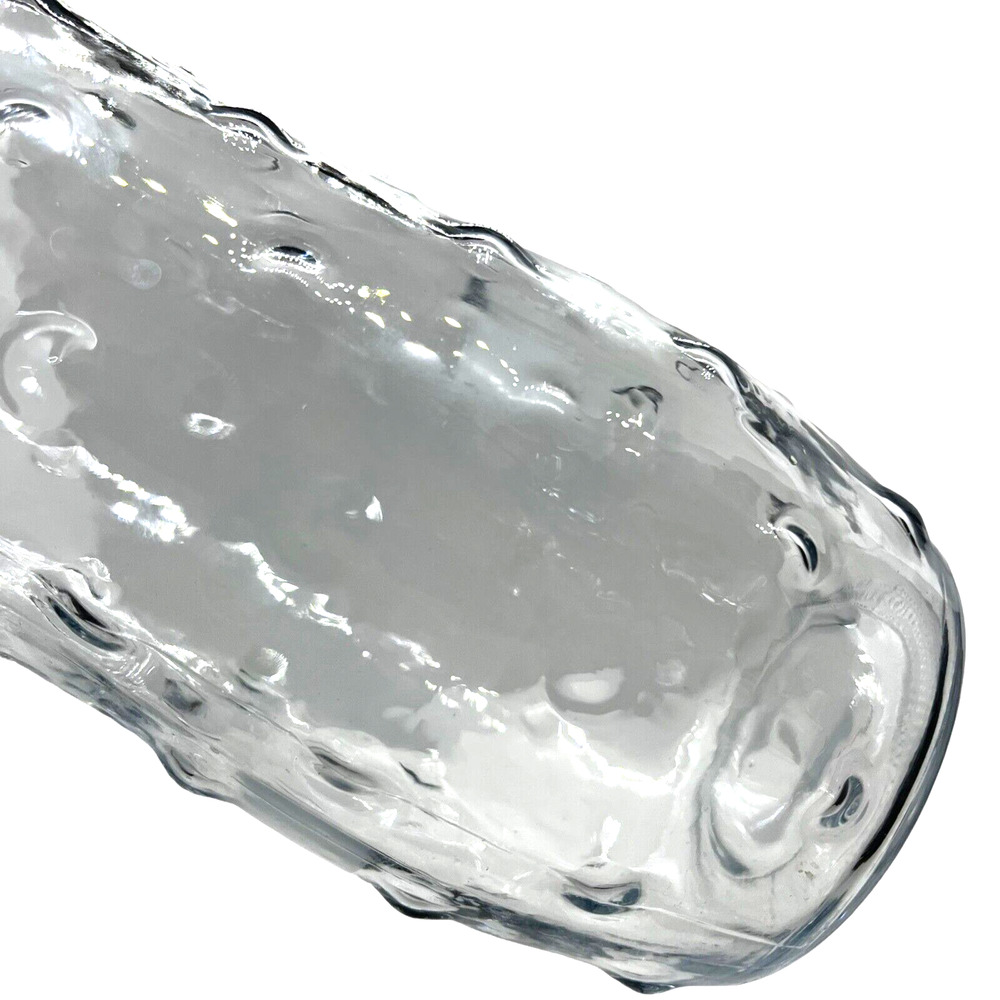 Hoosier Glass Bubble Glass Clear Vase 8.5 inches No Chips or Cracks Vintage - Picture 4 of 12